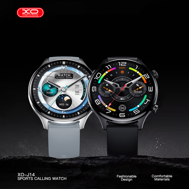 Смарт Годинник XO J14 AMOLED Колір Сірий - Фото 12 Смарт Годинник XO J14 AMOLED Колір Сірий - изображение 12