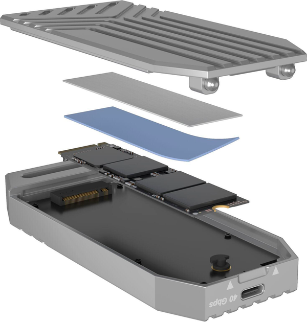 Зовнішня кишеня Icy Box для SSD IB-1919M-C42 NVMe M.2 (IB-1919M-C42) - зображення 7