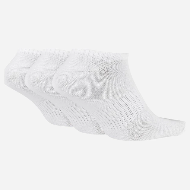 Набір шкарпеток Nike U Nk Everyday Ltwt Ns 3pr SX7678-100 34-38 (S) 3 пари Білий (888407239274) - зображення 2