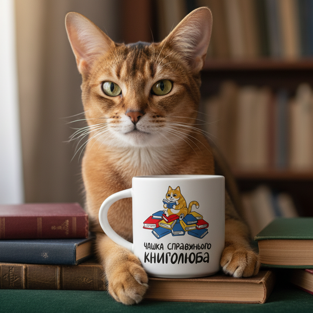 Чашка «Справжнього книголюба» - зображення 7