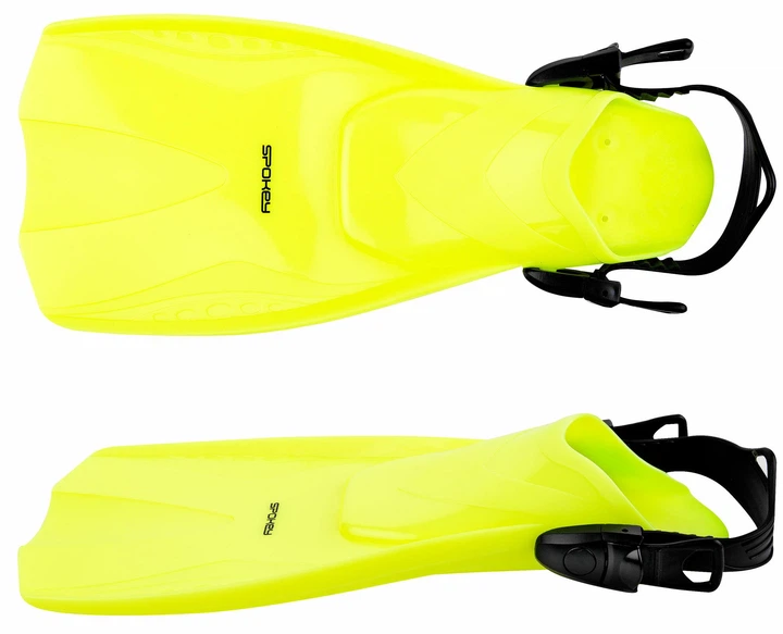Zestaw do nurkowania Spokey maska + fajka + płetwy r. 32-35 Bojko 928218 Żółty (5902693282181) - obraz 3