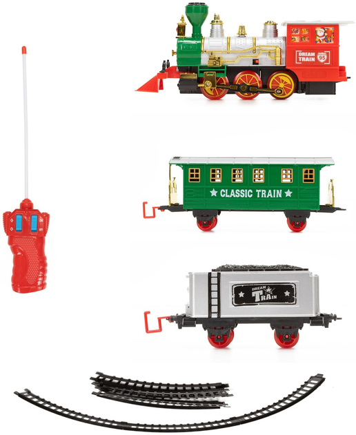 Ігровий набір Springos Поїзд з вагонами з ефектом туману і звуками (5908455307710) - зображення 3