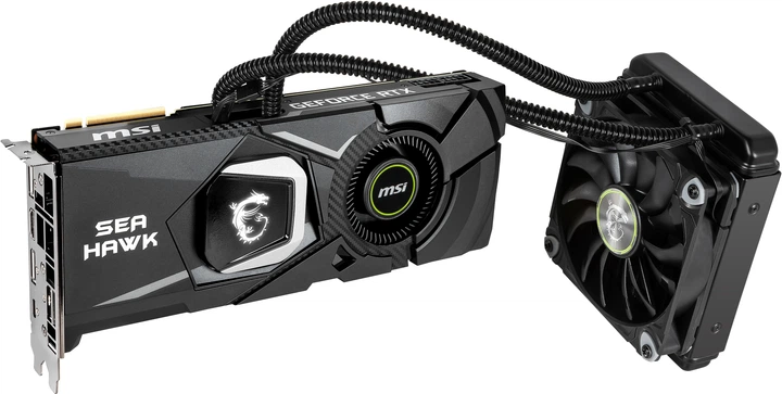 Видеокарта MSI PCI-Ex GeForce RTX 2080 Ti Sea Hawk X 11GB GDDR6