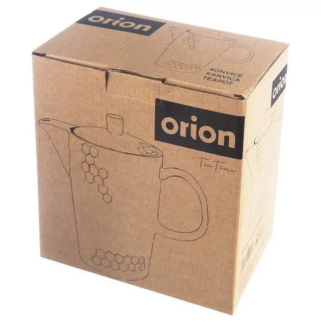 Чайник для кави та чаю Orion Tea Time керамічний Чорний 1.3 л (8592381193973) - зображення 3