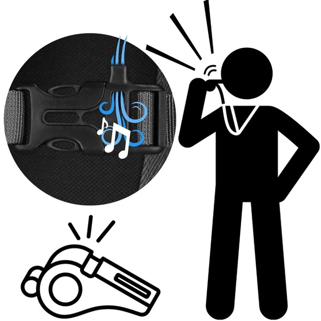 Туристичний рюкзак Springos 70 L багатофункціональний з свистком (5907719484419) - зображення 12