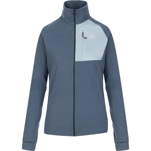 Флисовая кофта 2117 Hejsta Jacket Wmn Dusty blue M (100085785) - изображение 5