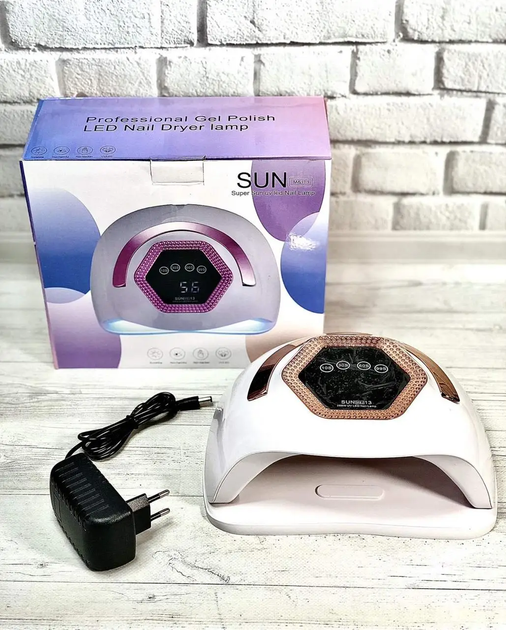Лампа для маникюра аккумуляторная Sun MJ-13 288 Вт (Золотистая) - изображение 5