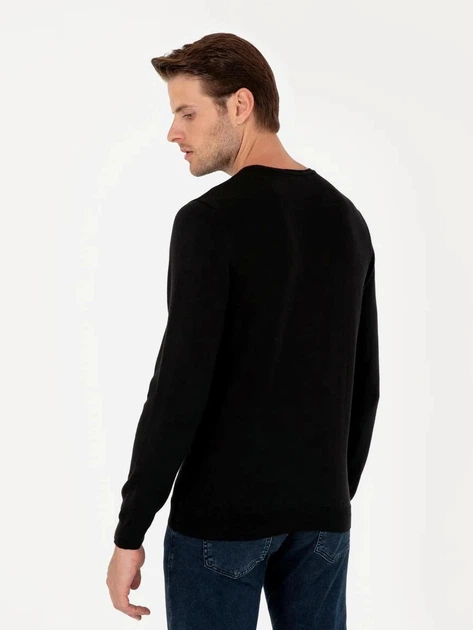 Джемпер мужской Pierre Cardin G021SZ0TK-000-2028156(Siyah) 2XL Черный (8683857740767) - изображение 2
