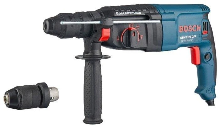 Перфоратор Bosch GBH 2-26 F Professional 06112A4001 набір сверл - Фото 1 Перфоратор Bosch GBH 2-26 F Professional 06112A4001 набір сверл - зображення 1