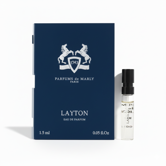 Парфумована вода для чоловіків Parfums de Marly Layton 1.5 ml - Фото 1 Парфумована вода для чоловіків Parfums de Marly Layton 1.5 ml - изображение 1