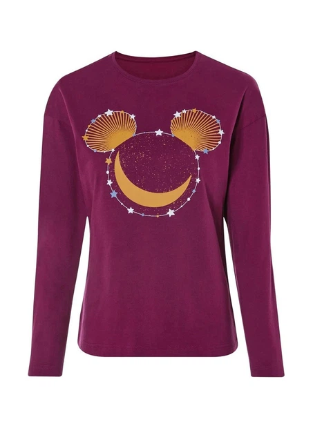 Пижама женская костюм для дома и сна (кофта+брюки) Disney Mickey Mouse L (50-52) фиолетовый (13456) - Фото 5 Пижама женская костюм для дома и сна (кофта+брюки) Disney Mickey Mouse L (50-52) фиолетовый (13456) - изображение 5