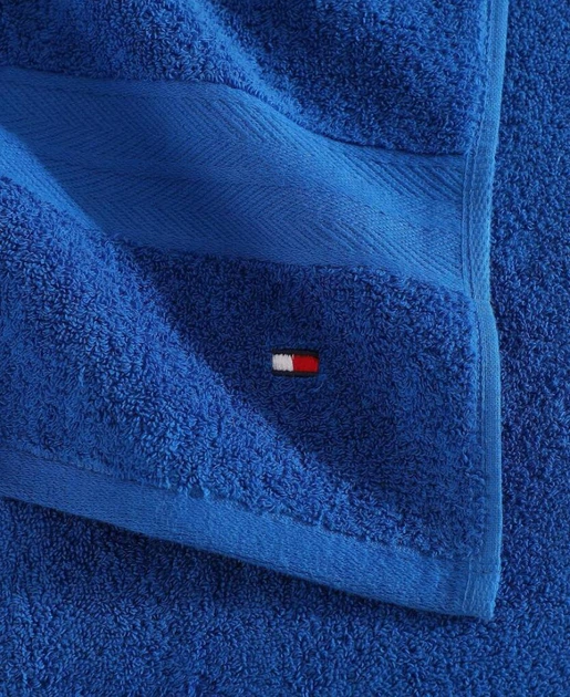 Полотенце хлопковое Tommy Hilfiger банное 137x76 см Modern American Синий (1159851415) - Фото 4 Полотенце хлопковое Tommy Hilfiger банное 137x76 см Modern American Синий (1159851415) - изображение 4