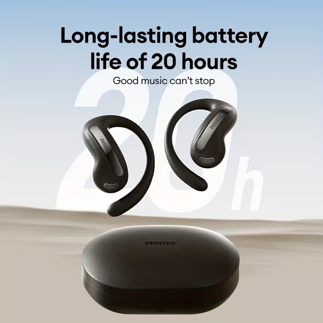 Bluetooth-навушники Philips TAQ2120 для спорту/ Black - зображення 3
