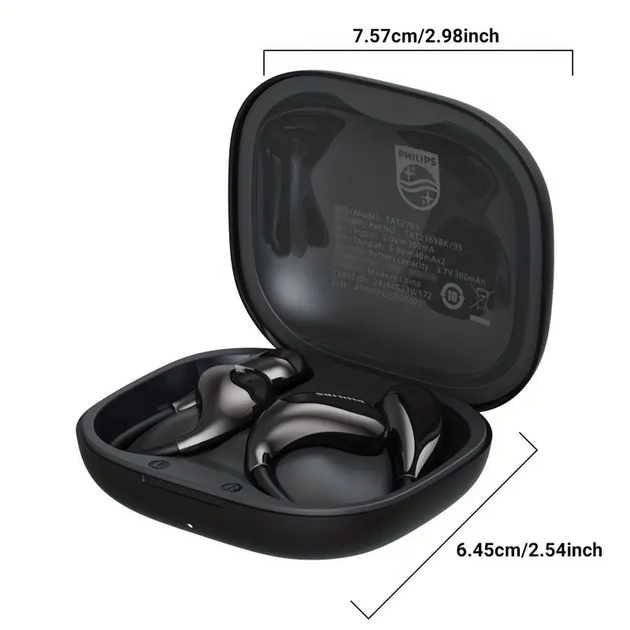 Bluetooth-навушники Philips AT2769 для спорту/ Black - зображення 3