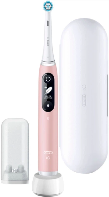 Електрична зубна щітка Oral-B iO 6N Рожева + TC (955555915417016) - Уцінка - зображення 2