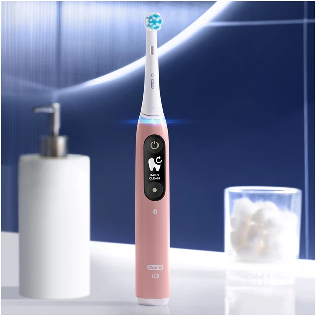 Електрична зубна щітка Oral-B iO 6N Рожева + TC (955555915416992) - Уцінка - зображення 4