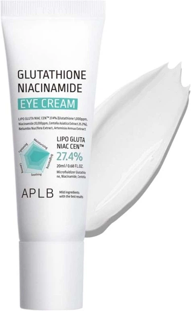 Krem pod oczy Aplb Glutathione Niacinamide rozświetlający 20 ml (8809874682754) - obraz 3