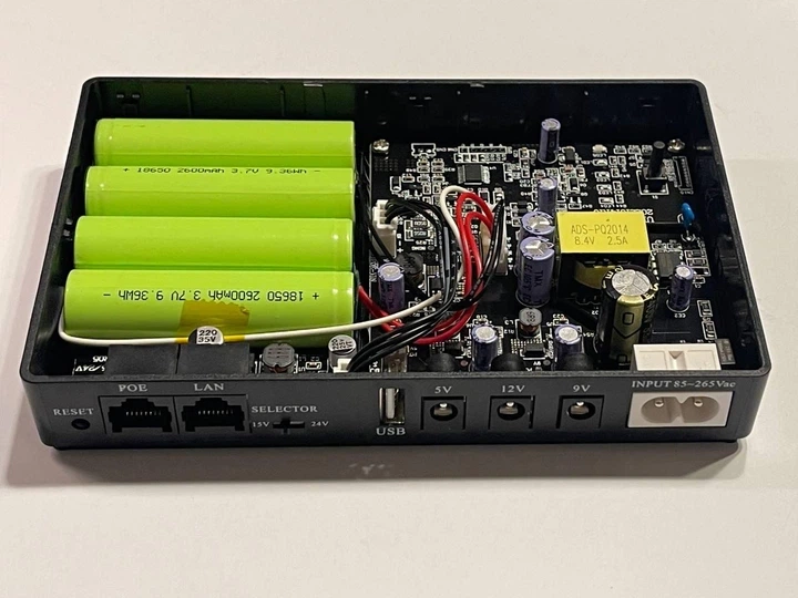 ДБЖ (UPS) Безперебійник для роутера 36W DC1036P, 10400 mAh Black | DC 5/9/12V | для роутера, ONU та ін. - Фото 4 ДБЖ (UPS) Безперебійник для роутера 36W DC1036P, 10400 mAh Black | DC 5/9/12V | для роутера, ONU та ін. - изображение 4