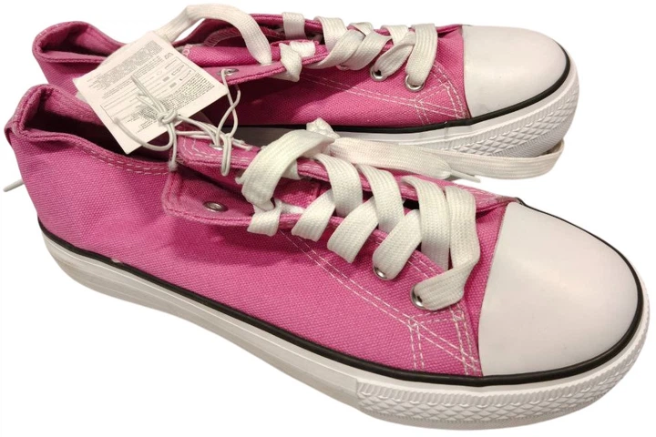 Trampki damskie do kostki Sinsay 8111A-30X 37 Różowe (5904426890823/5904426890786) (955555904705223) - Outlet - obraz 3