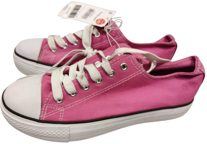 Trampki damskie do kostki Sinsay 8111A-30X 37 Różowe (5904426890823/5904426890786) (955555904705223) - Outlet - obraz 4