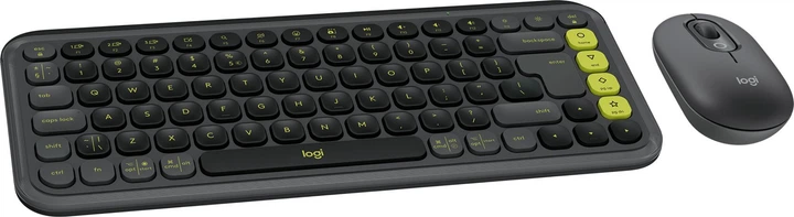 Комплект бездротовий Logitech Pop Icon Combo Graphite (920-013140) - зображення 2