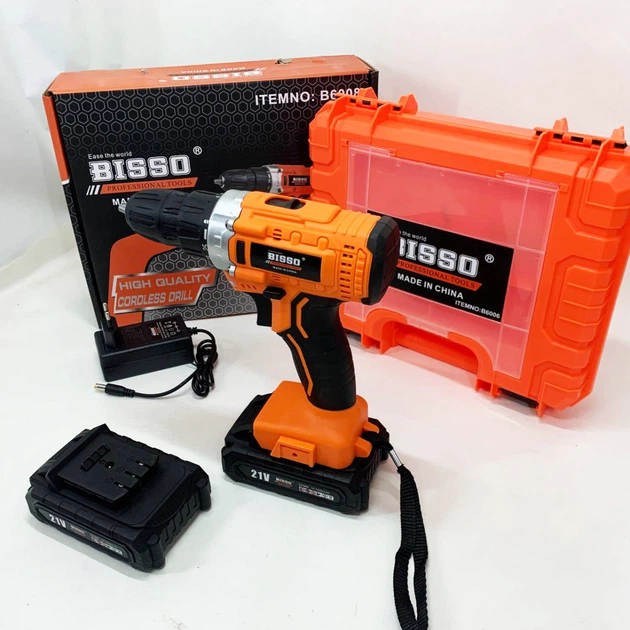 Шуруповерт аккумуляторный в чемодане BISSO B6008 21V - изображение 9