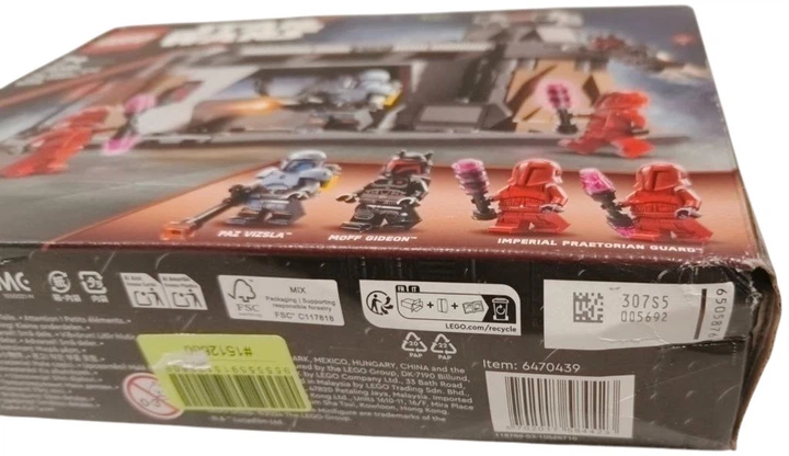 Конструктор LEGO Star Wars Дуель Паз Візсла та моффа Гідеона 289 деталей (75386) (955555915126609) - Уцінка - зображення 3