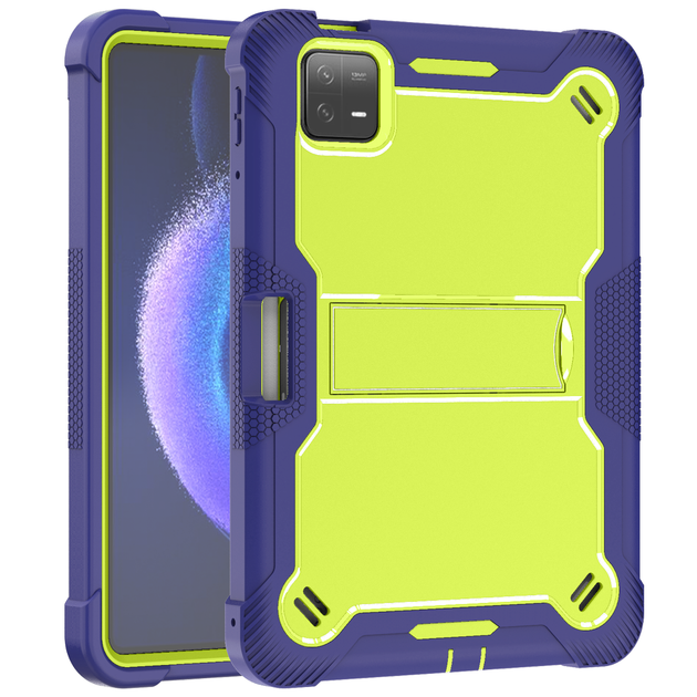 Противоударный чехол с подставкой Shockprof Capsule для планшета Xiaomi Pad 6 / Pad 6 Pro 11" 2023 (Салатовый) - Фото 3 Противоударный чехол с подставкой Shockprof Capsule для планшета Xiaomi Pad 6 / Pad 6 Pro 11" 2023 (Салатовый) - изображение 3