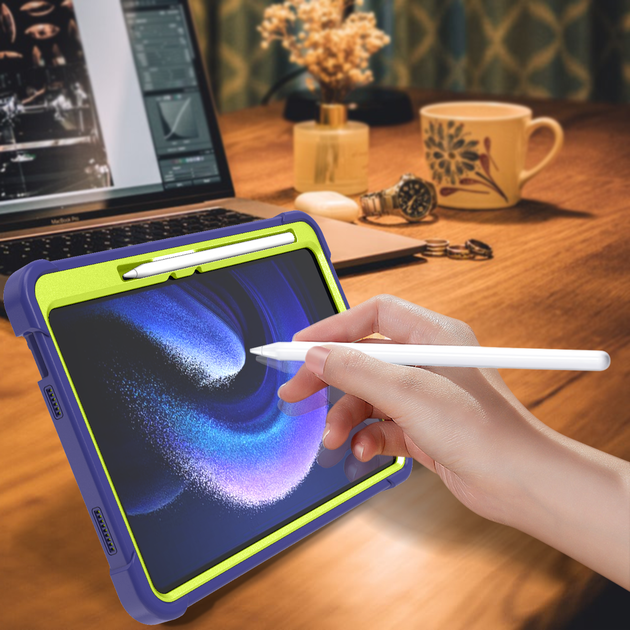 Противоударный чехол с подставкой Shockprof Capsule для планшета Xiaomi Pad 6 / Pad 6 Pro 11" 2023 (Салатовый) - Фото 7 Противоударный чехол с подставкой Shockprof Capsule для планшета Xiaomi Pad 6 / Pad 6 Pro 11" 2023 (Салатовый) - изображение 7