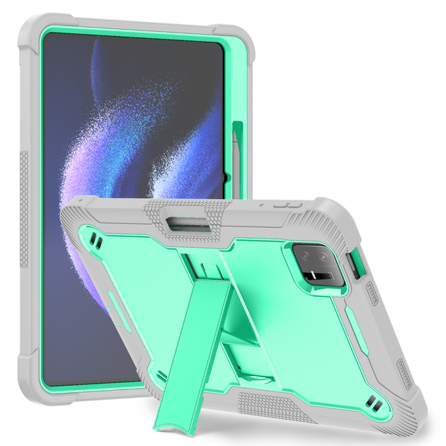 Противоударный чехол с подставкой Shockprof Capsule для планшета Xiaomi Pad 6 / Pad 6 Pro 11" 2023 (Бирюзовый) - Фото 1 Противоударный чехол с подставкой Shockprof Capsule для планшета Xiaomi Pad 6 / Pad 6 Pro 11" 2023 (Бирюзовый) - изображение 1