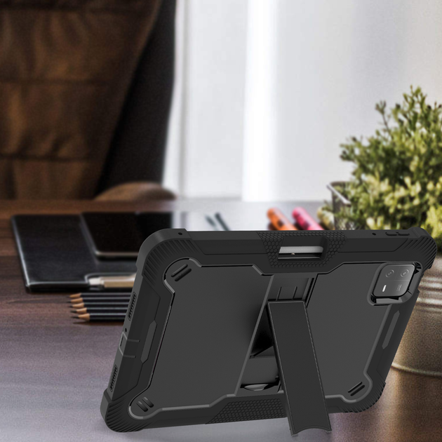 Противоударный чехол с подставкой Shockprof Capsule для планшета Xiaomi Pad 6 / Pad 6 Pro 11" 2023 (Черный) - Фото 6 Противоударный чехол с подставкой Shockprof Capsule для планшета Xiaomi Pad 6 / Pad 6 Pro 11" 2023 (Черный) - изображение 6