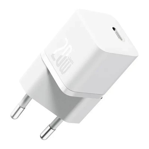 Зарядное устройство BASEUS 20W 3A Type-C Baseus Cube PD Quick Charger Original QC. PD. White - Фото 1 Зарядное устройство BASEUS 20W 3A Type-C Baseus Cube PD Quick Charger Original QC. PD. White - изображение 1