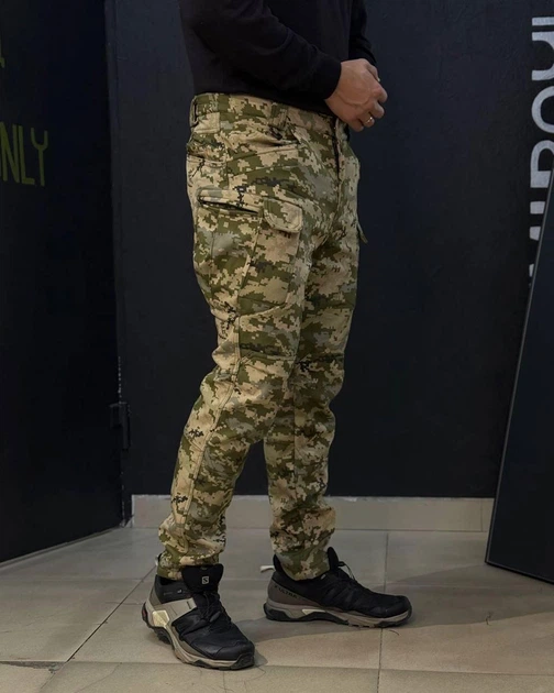 Костюм Gman SoftShell на флісі Куртка з капюшоном + Штани піксель розмір M - зображення 8