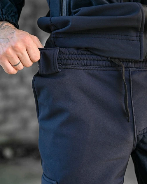 Костюм ДСНС Bandit SoftShell Куртка з липучками під шеврони + Штани синій розмір S - изображение 8