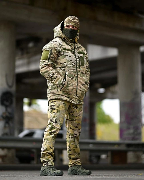Форма Gamma SoftShell Куртка з капюшоном + Штани мультикам розмір S - изображение 4