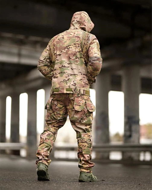 Форма Shark Softshell на флісі Куртка + Штани з посиленими колінами мультикам розмір S - зображення 2