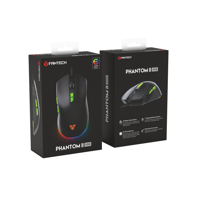 USB Мышь Игровая FANTECH VX6 Venom Go (Phantom II) Черный - изображение 5