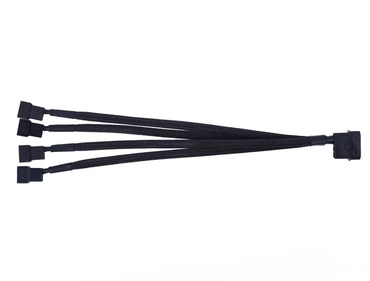 Переходник molex to 4 x 3pin - разветвитель питания для кулеров - изображение 4