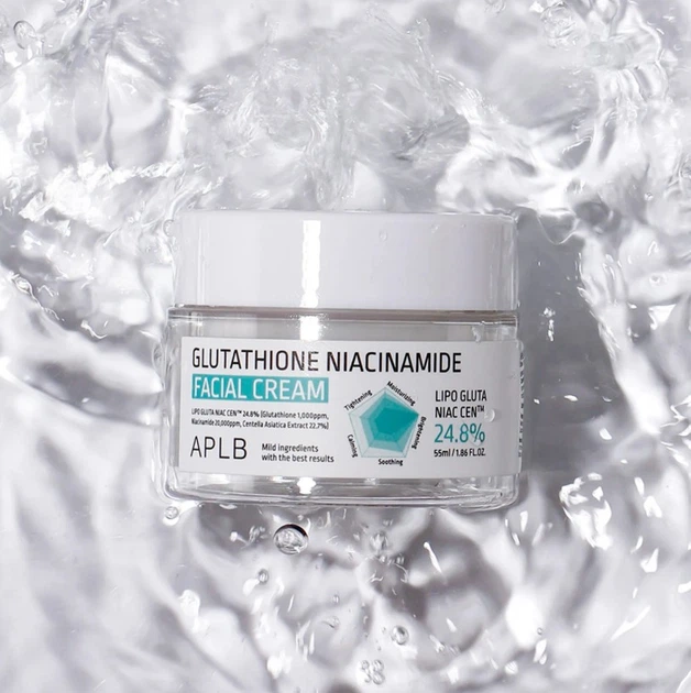 Krem nawilżający do twarzy Aplb Glutathione Niacinamide rozświetlający 55 ml (8809874682686) - obraz 7