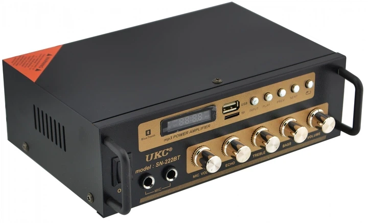 Усилитель звука UKC AMP SN-222BT с Bluetooth, USB и FM-радио (245) - изображение 2