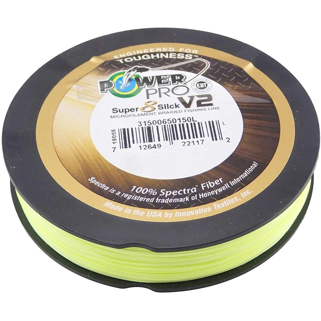 Шнур Power Pro Super 8 Slick V2 (Moon Shine) 135m 0.13mm 18lb/8.0kg - Фото 2 Шнур Power Pro Super 8 Slick V2 (Moon Shine) 135m 0.13mm 18lb/8.0kg - зображення 2