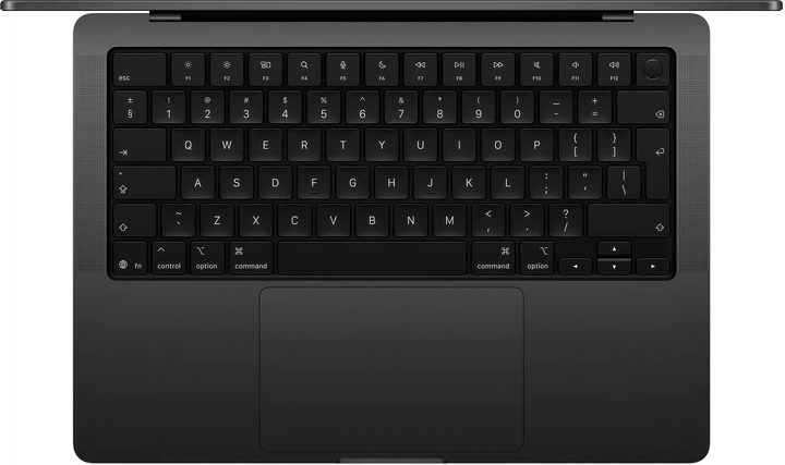 Ноутбук Apple MacBook Pro 14" M4 24/1TB 2025 (MCX04RU/A) (QWERTY+кирилиця) Space Black - зображення 2