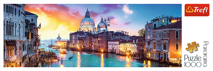 Пазл Trefl Panorama Канал Ґранде Венеція 1000 елементів 29037 (5900511290370) - зображення 2