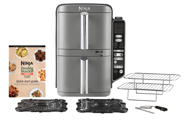 Мультипіч NINJA Double Stack XL 2-Level Hot Air Fryer SL451EU - зображення 7