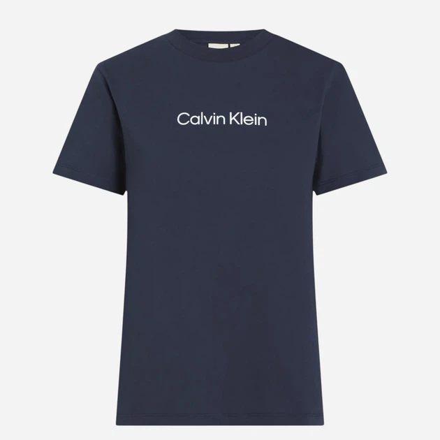 Футболка бавовняна жіноча Calvin Klein K20K205448-CEF L Темно-синя (8720639972067) - зображення 3