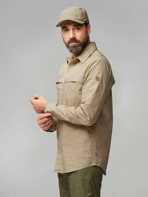 Сорочка FJALLRAVEN Abisko Trail Shirt LS M Fossil L - зображення 5