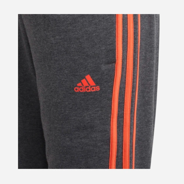 Komplet sportowy chłopięcy Adidas JB Cotton TS GT0338 128 cm Szary (4064056828168) - obraz 6