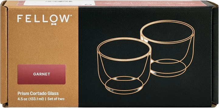 Zestaw szklanek Fellow Pirch Cortado 2 x 120 ml Czerwonych (840228808718) - obraz 2