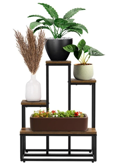 Kwietnik Springos GA0210 metalowy Brązowy (5908455305075) - obraz 3