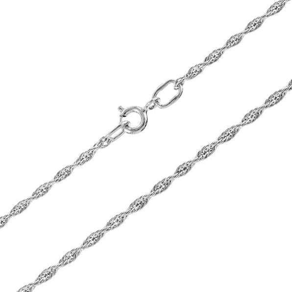 Ланцюжок срібний Вєрьовка Silver Style 55 р. (901023040р sku:2693000049604) - зображення 2